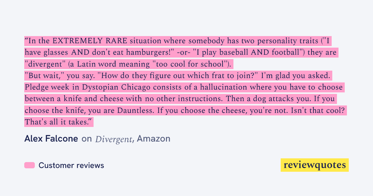 Share image of this quote in the Highlighter style